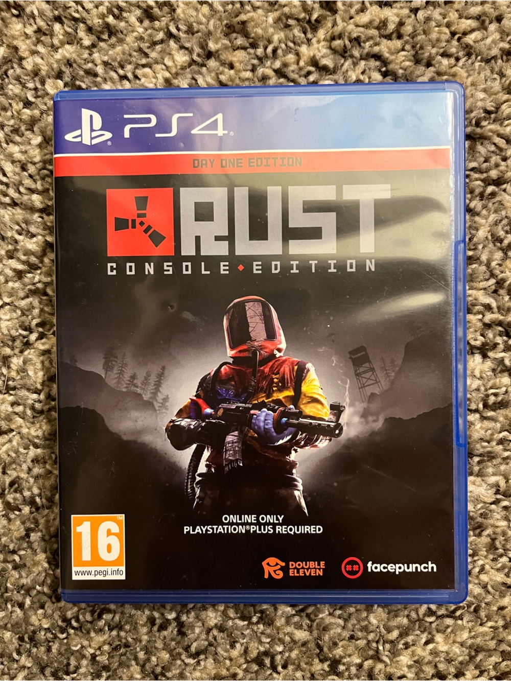 Sony PS4 Rust Console Edition - Blue Case with Red Accent